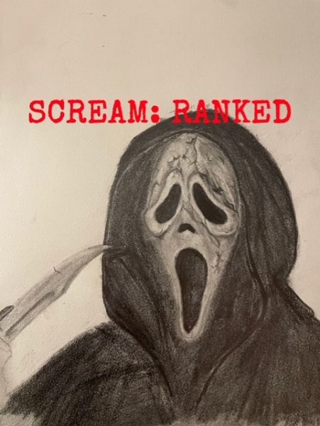 Ghostface Drawing by Kendall Foglesong